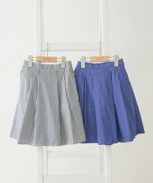 URBAN RESEARCH DOORS(アーバンリサーチドアーズ)の「ストライプ後染めフレアスカート(KIDS)(その他パンツ・キッズ・パープル系その他/ストライプ・120/105/135)」の13枚目の写真
