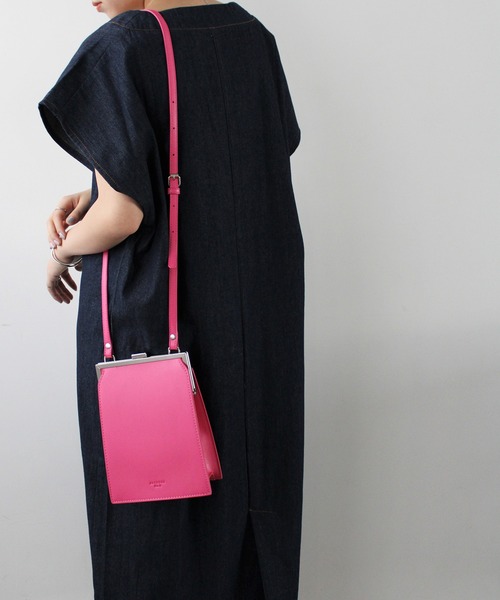 GeeRA（ジーラ）の「がま口スクエアショルダー（ショルダーバッグ・レディース・ブラック/ベージュ/ピンク/オレンジ・FREE）」の16枚目の写真