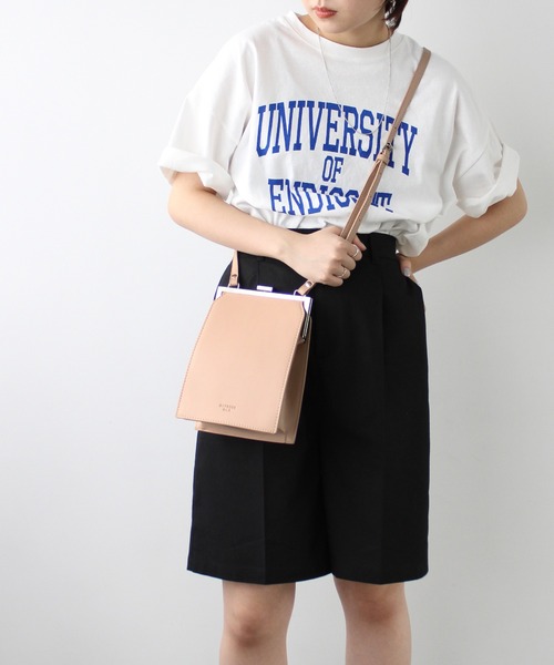 GeeRA（ジーラ）の「がま口スクエアショルダー（ショルダーバッグ・レディース・ブラック/ベージュ/ピンク/オレンジ・FREE）」の18枚目の写真