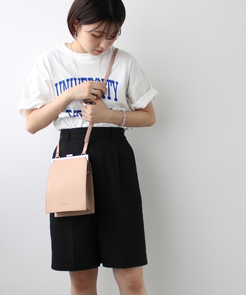 GeeRA（ジーラ）の「がま口スクエアショルダー（ショルダーバッグ・レディース・ブラック/ベージュ/ピンク/オレンジ・FREE）」の14枚目の写真