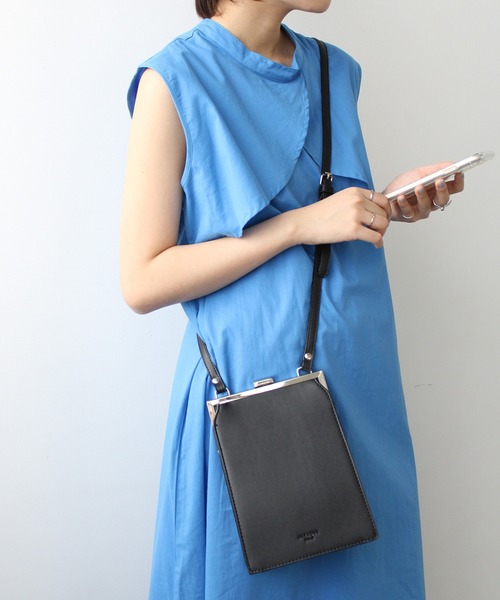 GeeRA（ジーラ）の「がま口スクエアショルダー（ショルダーバッグ・レディース・ブラック/ベージュ/ピンク/オレンジ・FREE）」の11枚目の写真