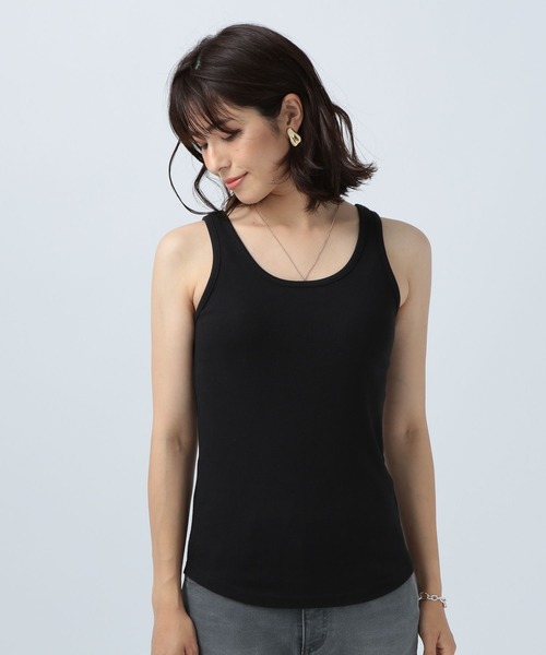 BAYFLOW(ベイフロー)の「フライスタンク(タンクトップ・レディース・ホワイト/ブラック/ベージュ/カーキ・SMALL/MEDIUM)」の17枚目の写真