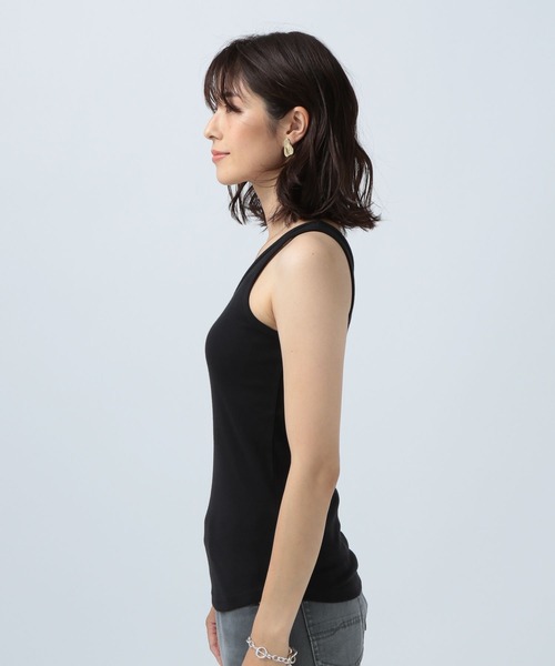 BAYFLOW(ベイフロー)の「フライスタンク(タンクトップ・レディース・ホワイト/ブラック/ベージュ/カーキ・SMALL/MEDIUM)」の14枚目の写真