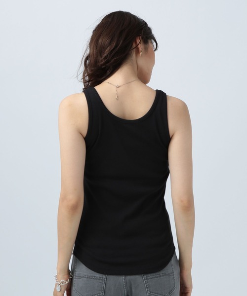 BAYFLOW(ベイフロー)の「フライスタンク(タンクトップ・レディース・ホワイト/ブラック/ベージュ/カーキ・SMALL/MEDIUM)」の6枚目の写真