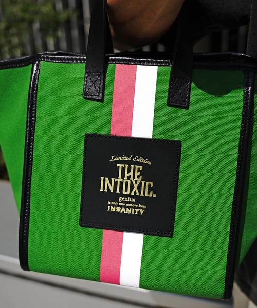 intoxic.（イントキシック）の「intoxic(イントキシック) MINI 2HANDLES/トートバック（トートバッグ・レディース・ブラック/グリーン/アイボリー・F）」の18枚目の写真