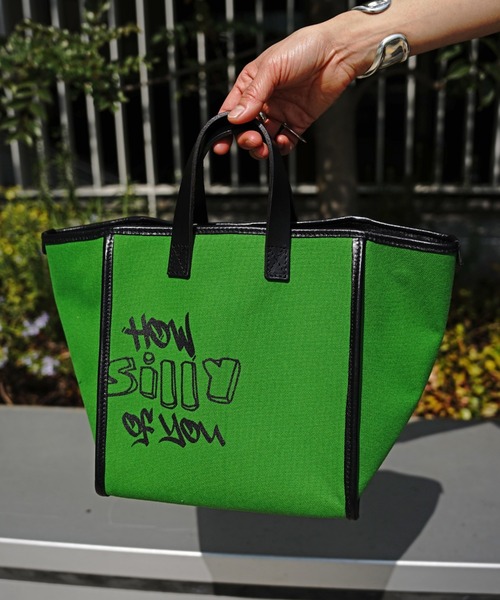 intoxic.（イントキシック）の「intoxic(イントキシック) MINI 2HANDLES/トートバック（トートバッグ・レディース・ブラック/グリーン/アイボリー・F）」の19枚目の写真