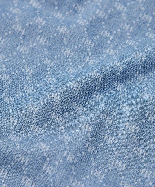 ROPE'（ロペ）の「セットアップ対応/サスティナブルタイ付きデニムシャツ（シャツ/ブラウス・レディース・ブラック/ブルー系その他4・38）」の18枚目の写真