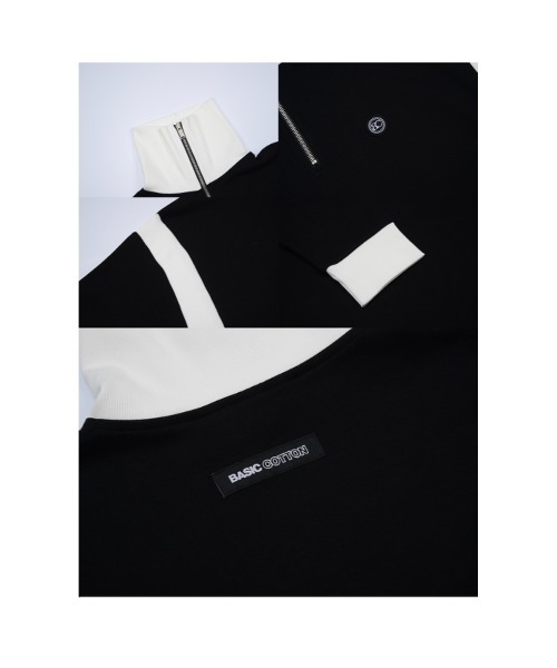★送料・関税込★BASIC COTTON★MIX ZIP-UP MTM★スウェット ☆送料・関税込☆BASIC COTTON☆MIX ZIP-UP MTM☆スウェット