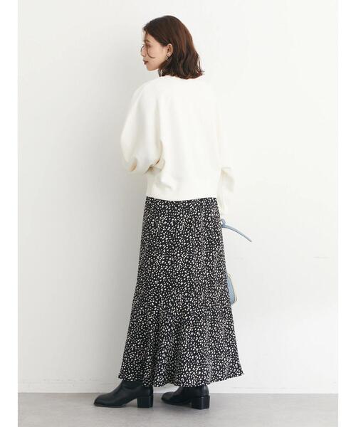 Green　Parks（グリーンパークス）の「裾切替柄スカート（スカート・レディース・ブラック/ベージュ/ブラウン・FREE）」の20枚目の写真
