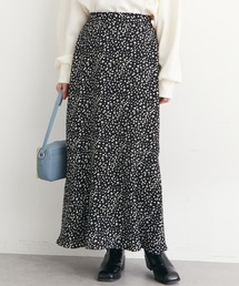 Green　Parks | 裾切替柄スカート(スカート)