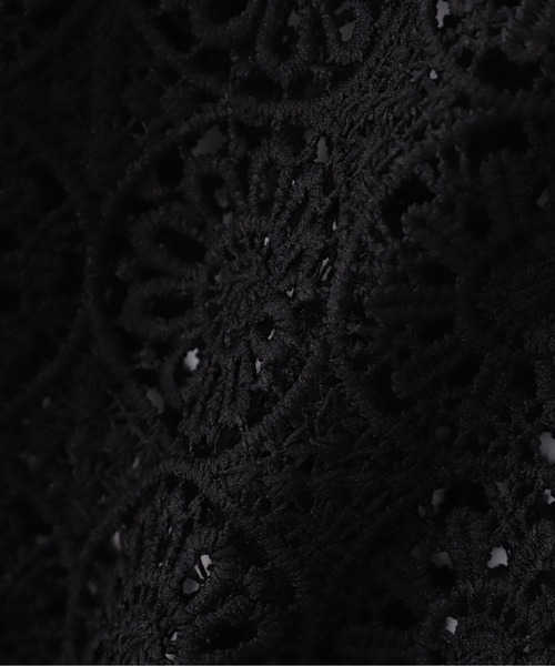 N.（N. Natural Beauty Basic）（エヌエヌナチュラルビューティーベーシック）の「◆レトロレースシャツ（シャツ/ブラウス・レディース・ブラック/ナチュラル・MEDIUM）」の12枚目の写真