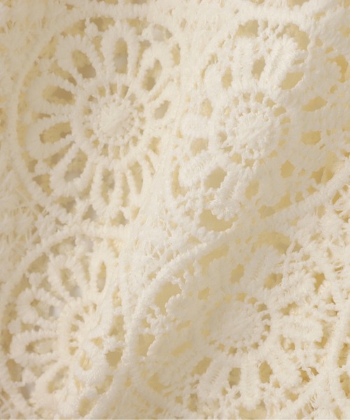 N.（N. Natural Beauty Basic）（エヌエヌナチュラルビューティーベーシック）の「◆レトロレースシャツ（シャツ/ブラウス・レディース・ブラック/ナチュラル・MEDIUM）」の14枚目の写真