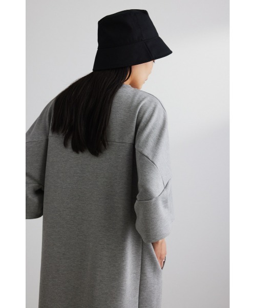 STYLEMIXER(スタイルミキサー)の「ソフトスムースワイドスリーブワンピース(ワンピース・レディース・イエロー系その他/トップグレー/ブラック・MEDIUM/SMALL)」の8枚目の写真