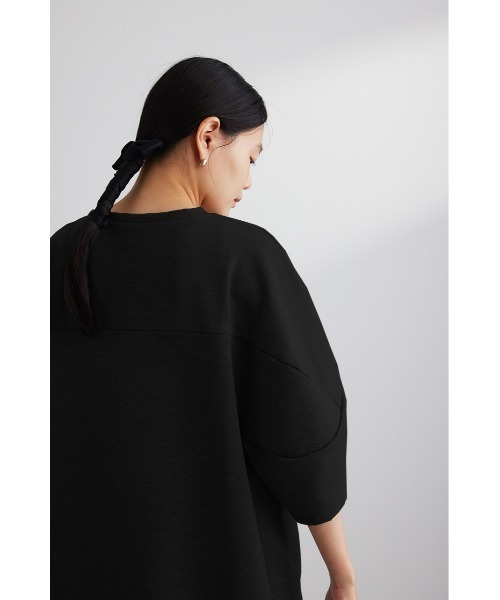 STYLEMIXER(スタイルミキサー)の「ソフトスムースワイドスリーブワンピース(ワンピース・レディース・イエロー系その他/トップグレー/ブラック・MEDIUM/SMALL)」の22枚目の写真