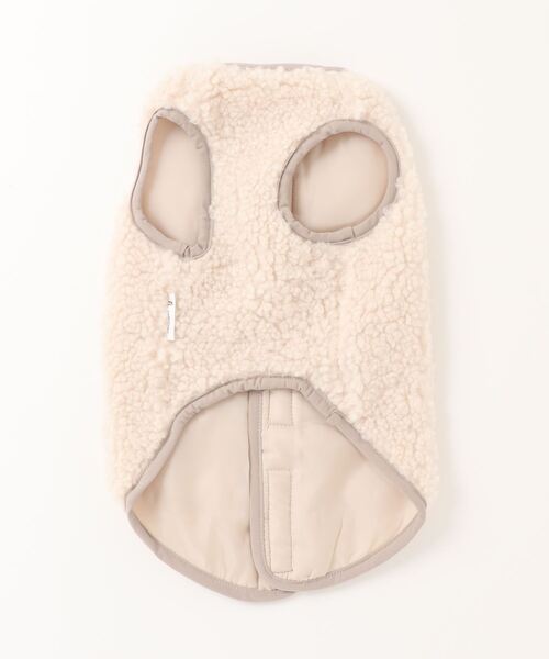 ROPE' PICNIC（ロペピクニック）の「ROPE' PICNIC/パイピングボアベスト（ペットウェア・レディース・アイボリー/ベージュ・L/2M/2XS/XS/M/2L/S）」の3枚目の写真