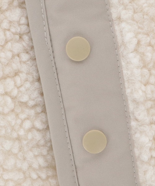 ROPE' PICNIC（ロペピクニック）の「ROPE' PICNIC/パイピングボアベスト（ペットウェア・レディース・アイボリー/ベージュ・L/2M/2XS/XS/M/2L/S）」の6枚目の写真