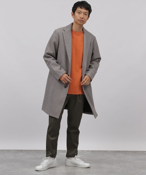 LAKOLE(ラコレ)の「ブランケットステッチプルオーバー / 295367(ニット/セーター・メンズ・チャコールグレー/ベージュ/オレンジ/ブルー・MEDIUM/LARGE)」の20枚目の写真