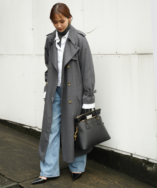 Deuxieme コート　ドゥーズィエムクラス トレンチ 値下げ！Grey Classe（ドゥーズィエムクラス） コート トレンチコート ジャケット・アウター