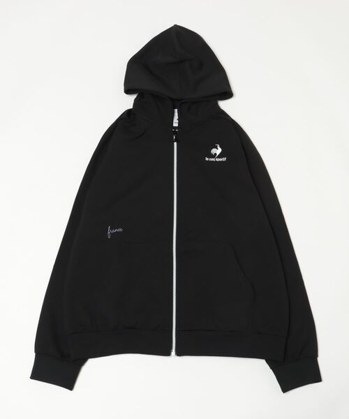 le coq sportif（ルコックスポルティフ）の「ルコックスポルティフ  ツイルジャージ（ジャージ・レディース・ホワイト/ブラック/サックスブルー・S/XL/M/L）」の3枚目の写真