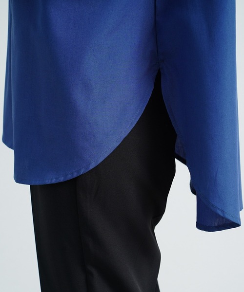 Fizz（フィズ）の「【Fizz/フィズ】　スタンドカラーパイピングブラウス（シャツ/ブラウス・レディース・チャコールグレー/ネイビー/グレイッシュベージュ・M/L）」の14枚目の写真