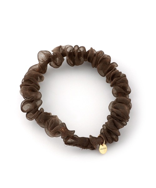 ANEMONE（アネモネ）の「オーガンジースリムシュシュ（シュシュ・レディース・ブラウン/ピンク/ブラック/ベージュ・FREE）」の8枚目の写真