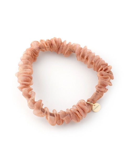 ANEMONE（アネモネ）の「オーガンジースリムシュシュ（シュシュ・レディース・ブラウン/ピンク/ブラック/ベージュ・FREE）」の7枚目の写真