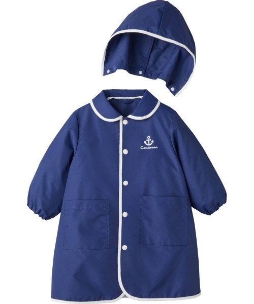 combimini（コンビミニ）の「レインコート（マリン）（レインコート/ポンチョ・キッズ・ネイビー/レッド・M/L/S）」の3枚目の写真