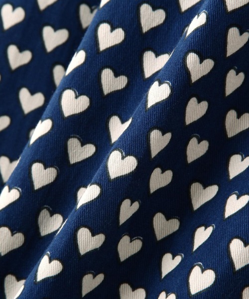 BOHEMIANS（ボヘミアンズ）の「BOHEMIANS/ボヘミアンズ　FULL HEART CHINO FLAIR SKIRT（スカート・レディース・ネイビー・L）」の7枚目の写真