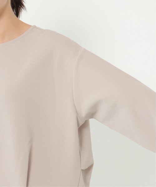 ikka(イッカ)の「カットカルゼ裾タックプルオーバー(Tシャツ/カットソー・レディース・ベージュ/レッド/ブラック・M/L)」の7枚目の写真