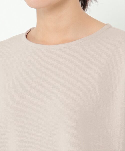ikka(イッカ)の「カットカルゼ裾タックプルオーバー(Tシャツ/カットソー・レディース・ベージュ/レッド/ブラック・M/L)」の10枚目の写真