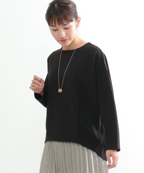 ikka(イッカ)の「カットカルゼ裾タックプルオーバー(Tシャツ/カットソー・レディース・ベージュ/レッド/ブラック・M/L)」の18枚目の写真