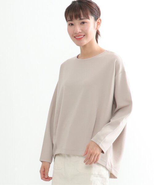 ikka(イッカ)の「カットカルゼ裾タックプルオーバー(Tシャツ/カットソー・レディース・ベージュ/レッド/ブラック・M/L)」の16枚目の写真
