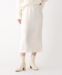 OPAQUE.CLIP | ダブルジョーゼット ナロースカート(スカート)