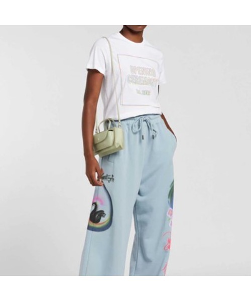 OPENING CEREMONY(オープニングセレモニー)の「【OPENING CEREMONY】EMBRO.BOX LOGO FEM T-SHIRT(Tシャツ/カットソー・メンズ・ホワイト/ライトブルー・XS/S)」の5枚目の写真