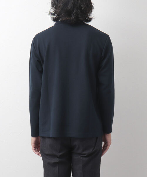 NOLLEY'S goodman（ノーリーズグッドマン）の「ショールカラー 長袖カットソー Tシャツ（Tシャツ/カットソー・メンズ・ネイビー/ブラック・S/M/L）」の21枚目の写真