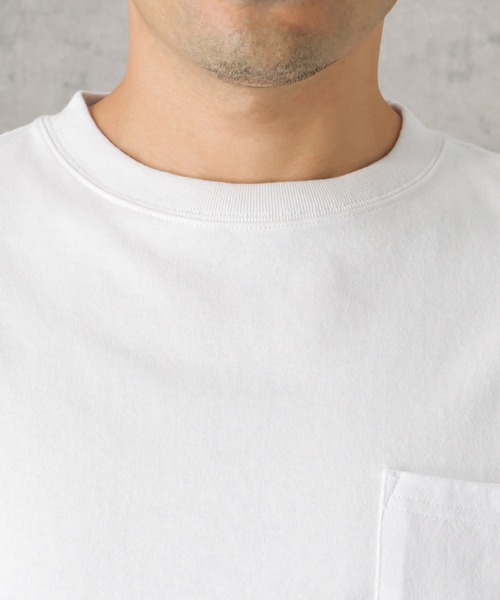Goodwear(グッドウェア)の「GOODWEAR 胸ポケット付き ロングスリーブTシャツ(Tシャツ/カットソー・メンズ・ブラック/ホワイト/グレー・M/L)」の9枚目の写真