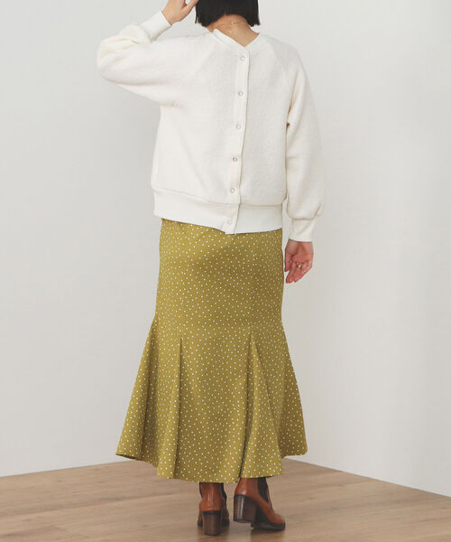 BEAMS HEART（ビームスハート）の「BEAMS HEART / 前後2WAY ボタントップス（Tシャツ/カットソー・レディース・ホワイト系その他5/パープル系その他6・FREE）」の4枚目の写真