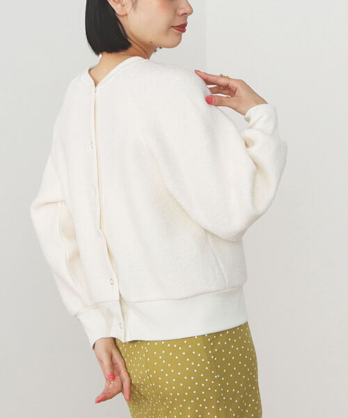 BEAMS HEART（ビームスハート）の「BEAMS HEART / 前後2WAY ボタントップス（Tシャツ/カットソー・レディース・ホワイト系その他5/パープル系その他6・FREE）」の7枚目の写真