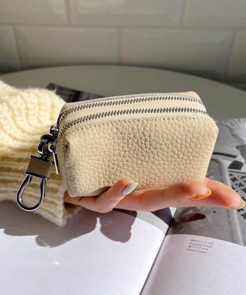 セール】ダブルポケットスマートキーケース（キーケース/キー