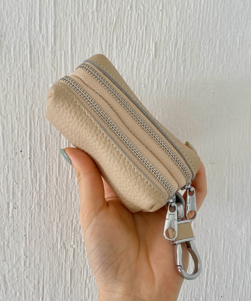 セール】ダブルポケットスマートキーケース（キーケース/キー