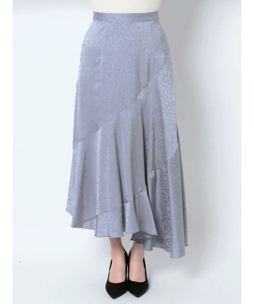 B00377 ラグナムーンLAGUNAMOON フォルムフレアーミモレスカート B00377 ラグナムーンLAGUNAMOON フォルムフレアーミモレスカート