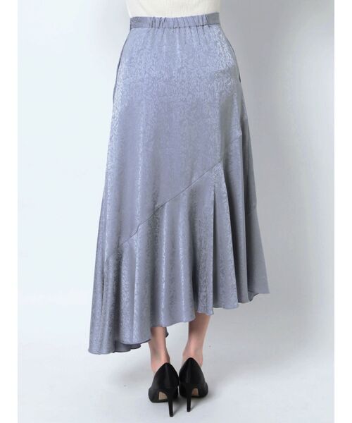 LAGUNAMOON（ラグナムーン）の「フロストパターンフレアースカート（スカート・レディース・ホワイト/ブルー・SMALL/MEDIUM）」の6枚目の写真