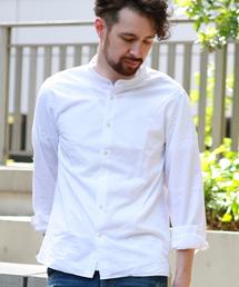 BEAUTY&YOUTH UNITED ARROWS | BY シアサッカー バンドカラー シャツ(シャツ/ブラウス)