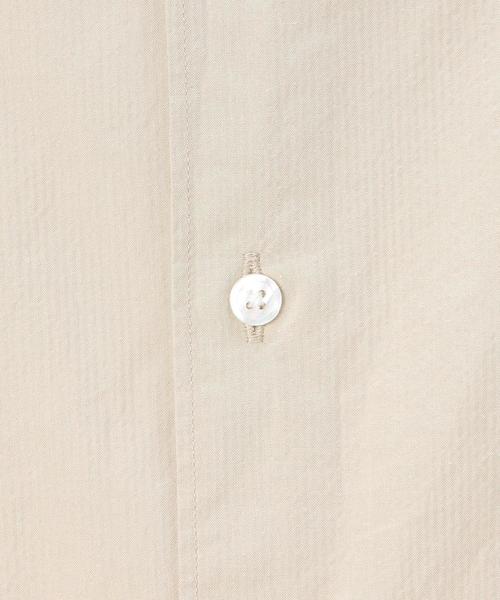 BEAUTY&YOUTH UNITED ARROWS（ビューティーアンドユースユナイテッドアローズ）の「BY シアサッカー バンドカラーシャツ◆（シャツ/ブラウス・メンズ・オフホワイト/ナチュラル/ネイビー・MEDIUM/LARGE/SMALL/X-SMALL/X-LARGE）」の6枚目の写真