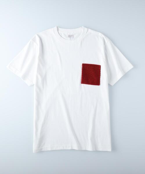 Right-on(ライトオン)の「Other(ソノタ)モケットポケット半袖Tシャツ(Tシャツ/カットソー・メンズ・ホワイト・M/L)」の16枚目の写真