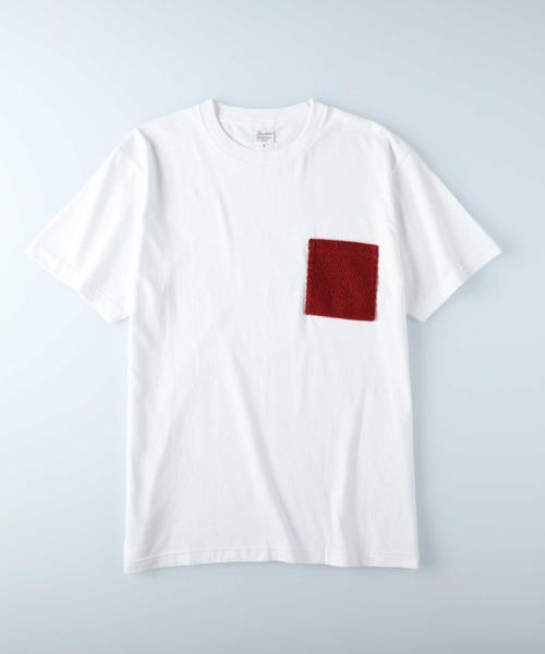 Right-on(ライトオン)の「Other(ソノタ)モケットポケット半袖Tシャツ(Tシャツ/カットソー・メンズ・ホワイト・M/L)」の8枚目の写真