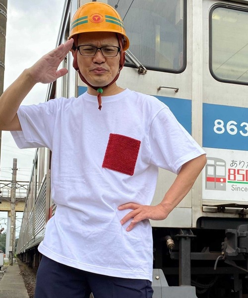 Right-on(ライトオン)の「Other(ソノタ)モケットポケット半袖Tシャツ(Tシャツ/カットソー・メンズ・ホワイト・M/L)」の15枚目の写真