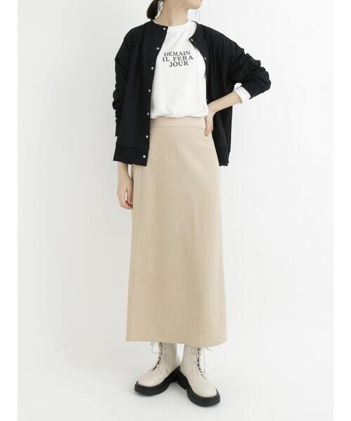 Samansa Mos2 blue（サマンサモスモスブルー）の「◎カットリブカーディガン（カーディガン/ボレロ・レディース・ネイビー/グリーン/ブラック・ﾌﾘ-）」の19枚目の写真