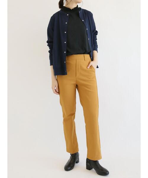 Samansa Mos2 blue（サマンサモスモスブルー）の「◎カットリブカーディガン（カーディガン/ボレロ・レディース・ネイビー/グリーン/ブラック・ﾌﾘ-）」の22枚目の写真