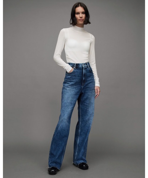 ALLSAINTS(オールセインツ)の「FRANCESCO RINA ROLL NECK T-SHIRT | FRANCESCO RINA ロール ネック Tシャツ(Tシャツ/カットソー・レディース・アイボリー・10/6/4/8)」の19枚目の写真